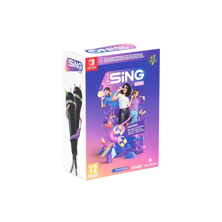 GAME Lets Sing 2024 International Version + 2 Mics