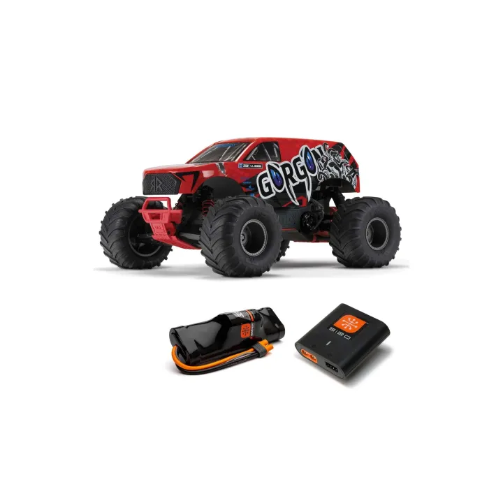 Arrma Monster Truck Gorgon MEGA 550 RWD Rouge, RTR, 1:10