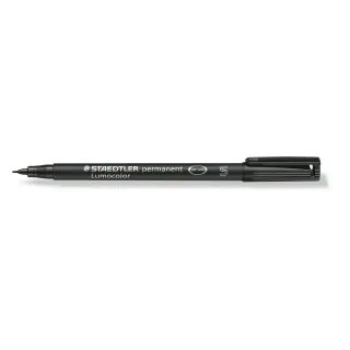 Staedtler Stylo à feuilles Lumocolor 313 S Noir, permanent, 10 pièces