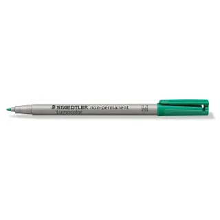 Staedtler Stylo à feuilles Lumocolor 315 M Vert, soluble dans leau, 10 pièces