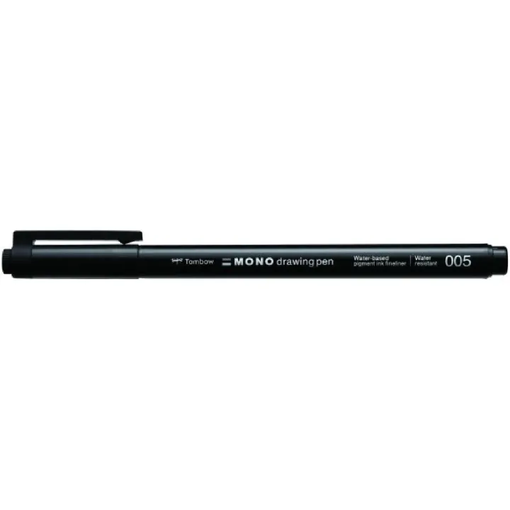 Tombow Fineliner MONO drawing pen 0.2 mm, Noir