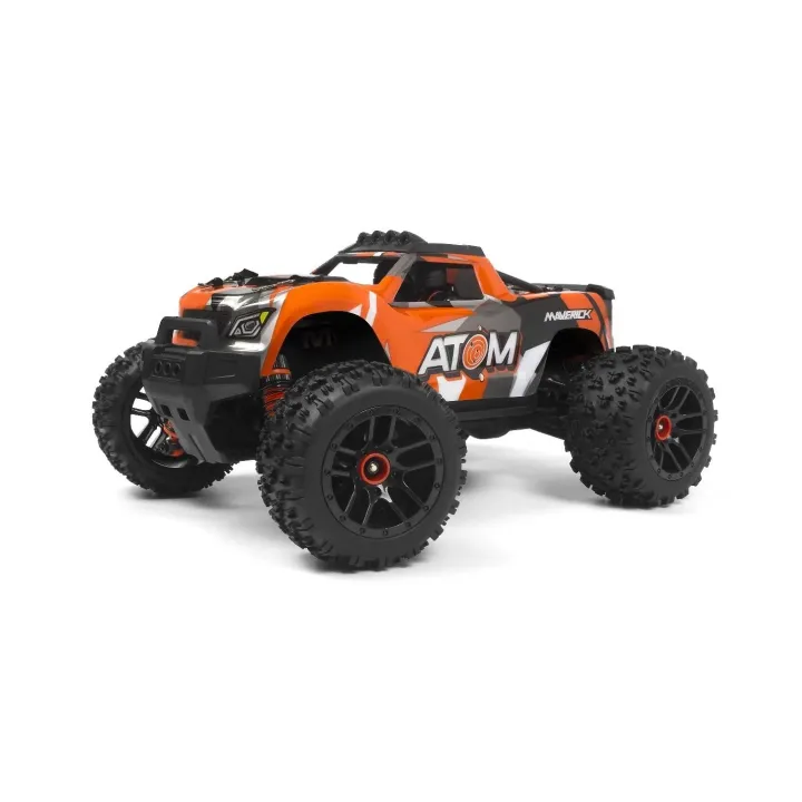 Maverick Monster Truck Atom 4WD Orange, RTR, 1:18