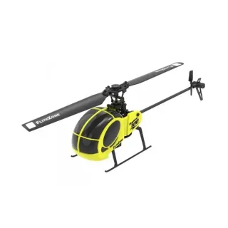 FliteZone Hélicoptère Hughes 300 Jaune, 4 canaux, 6G, RTF