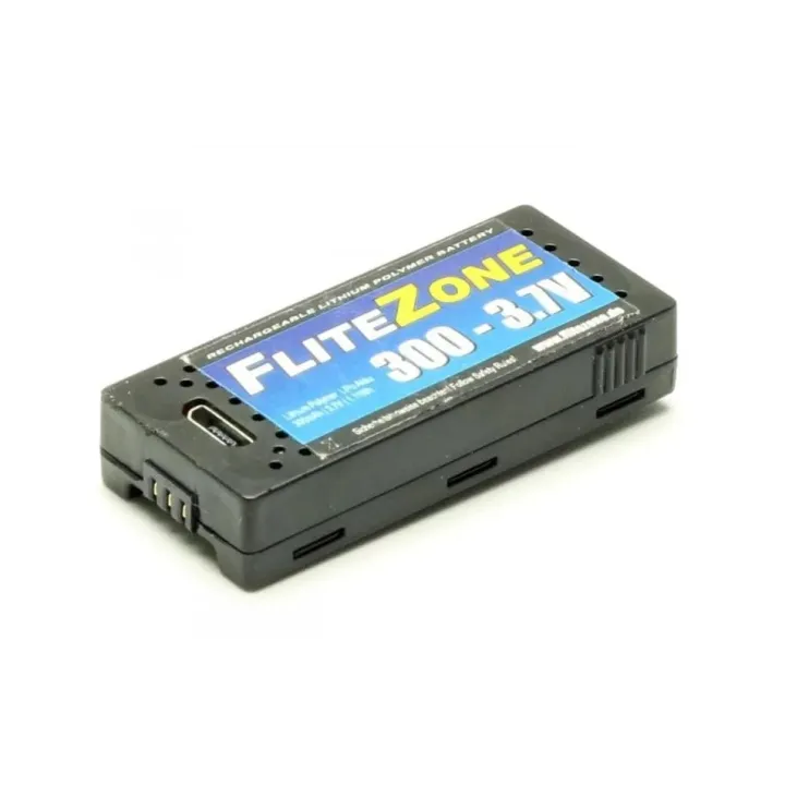 FliteZone Batterie RC LiPo 300 mAh 3.7 V Proton 2 - Hughes 300