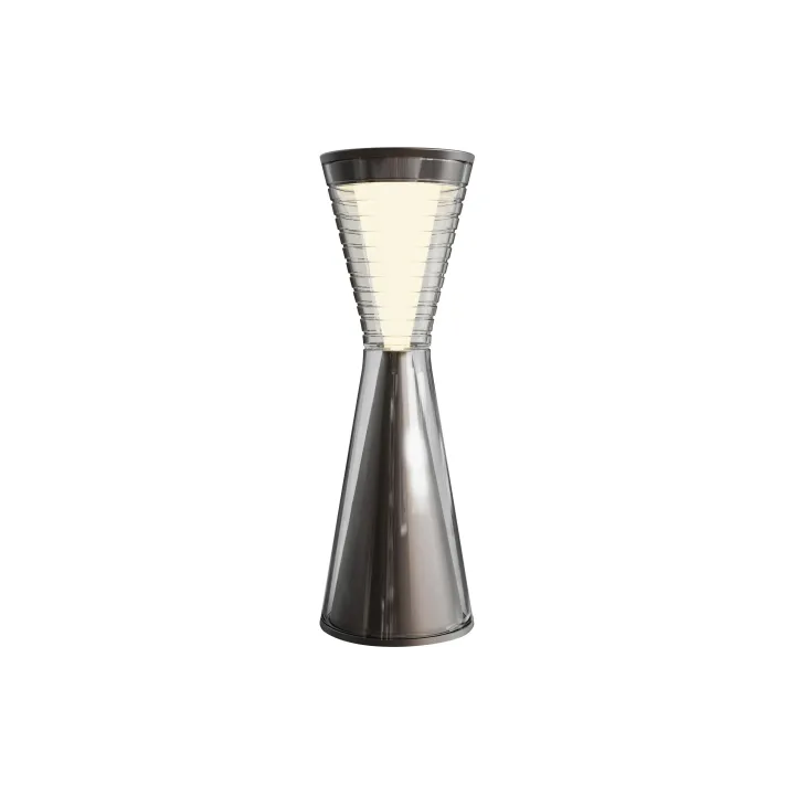 xoxo design ag Lampe de table à accu X8, 3W, 2700K, 28.1 cm, anthracite