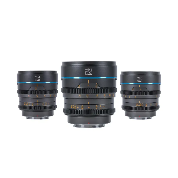 Sirui Longueur focale fixe Nightwalker 24, 35&55mm T1.2 – MFT