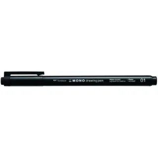 Tombow Fineliner MONO drawing pen 0.25 mm, Noir