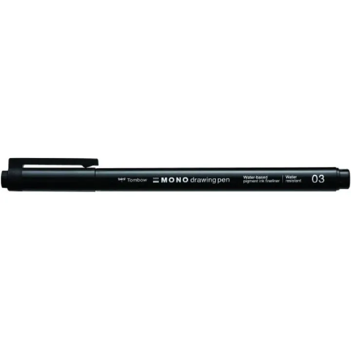 Tombow Fineliner MONO drawing pen 0.35 mm, Noir