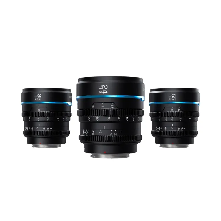 Sirui Longueur focale fixe Nightwalker 24, 35&55mm T1.2 – MFT