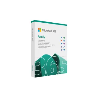 Microsoft 365 Family Boîte, 6 Utilisateurs, Allemand