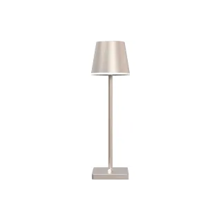 xoxo design ag Lampe de table à accu X2, 3W, 3000K, 38 cm, champagne