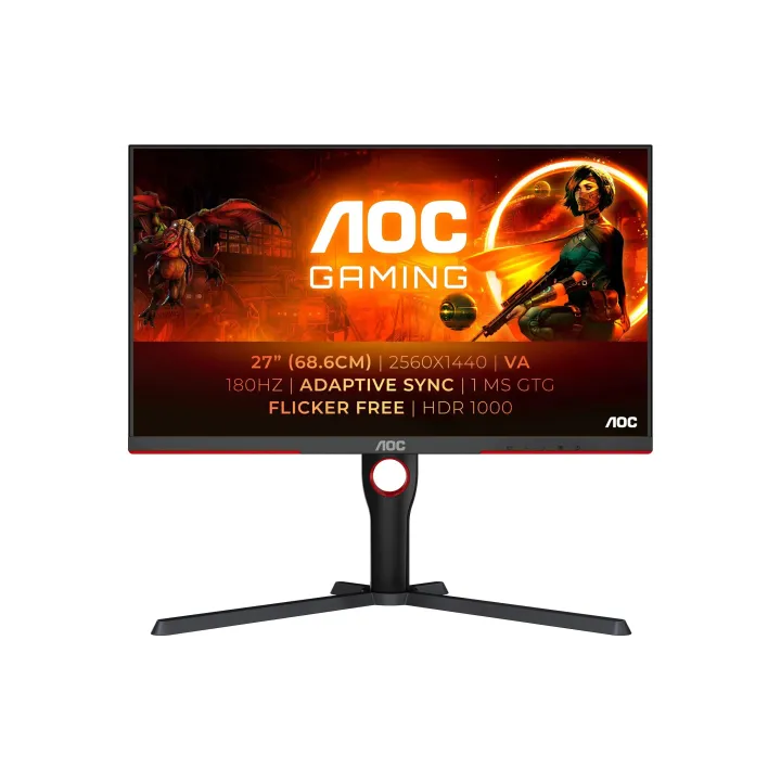 AOC Moniteur Q27G3XMN-BK