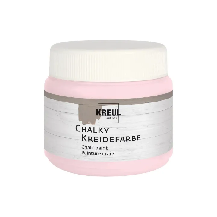 Kreul Peinture à la craie Chalky Mademoiselle Rosé, 150 ml