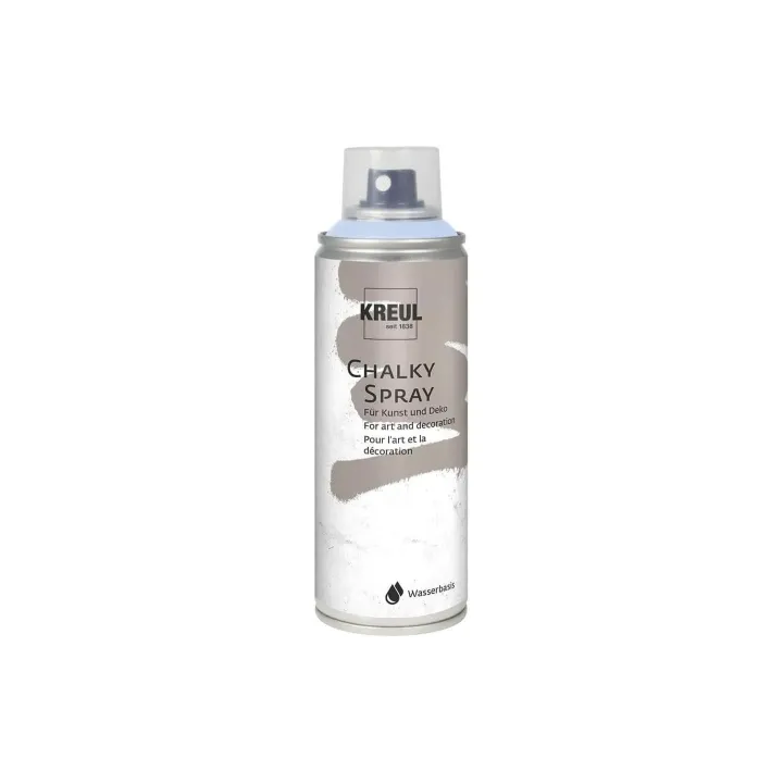 Kreul Peinture aérosol Chalky Bleu vintage, 200 ml