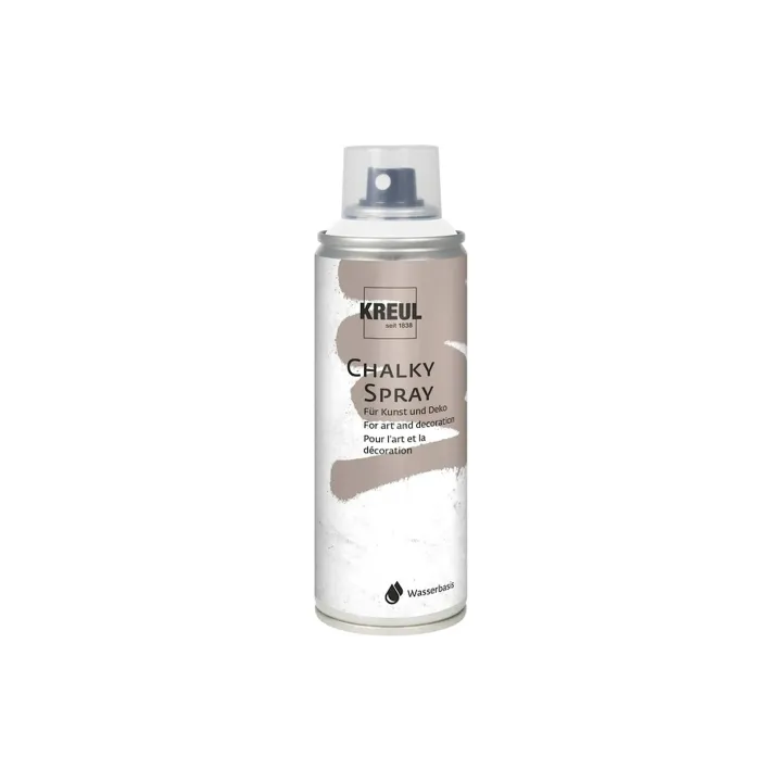 Kreul Peinture aérosol Chalky Blanc de neige, 200 ml