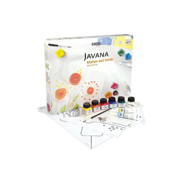 Kreul Peinture pour textile Peinture sur soie Javana 13 pièces