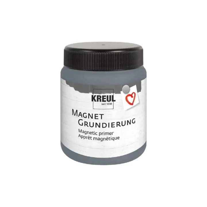 Kreul Couche de fond Peinture magnétique Kreul Noir, 250 ml