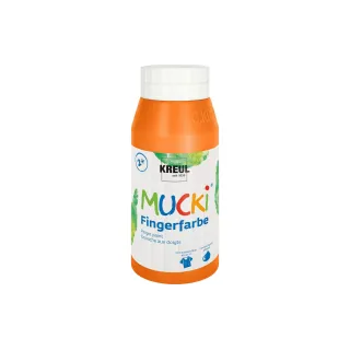 Kreul Peinture aux doigts Mucki 750 ml, orange