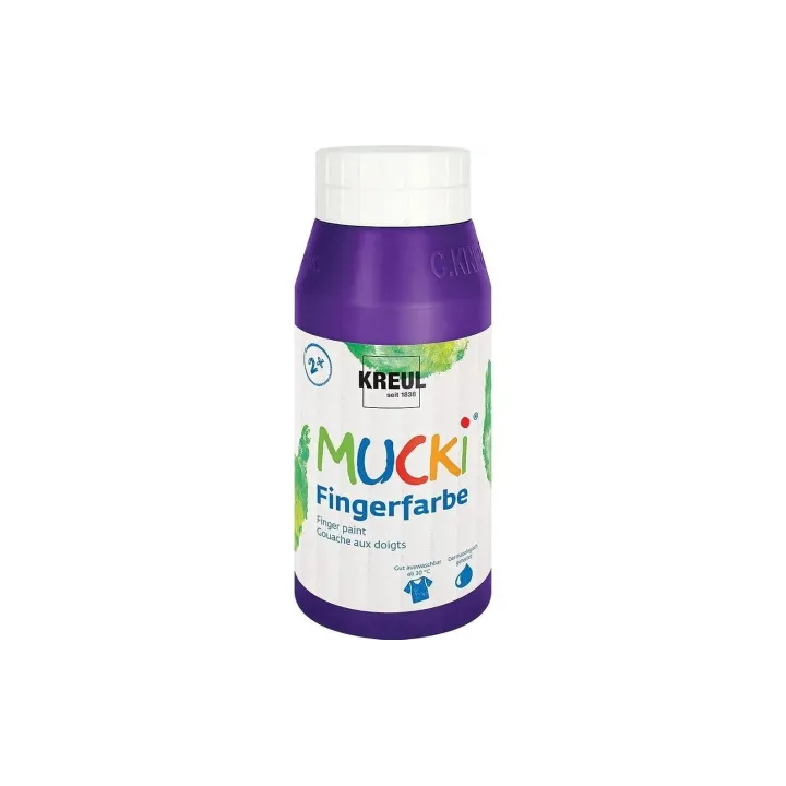 Kreul Peinture aux doigts Mucki 750 ml, Violet