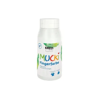 Kreul Peinture aux doigts Mucki 750 ml, Blanc