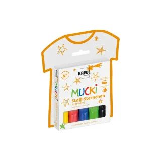 Kreul Peinture pour textile Mucki 5 pièces