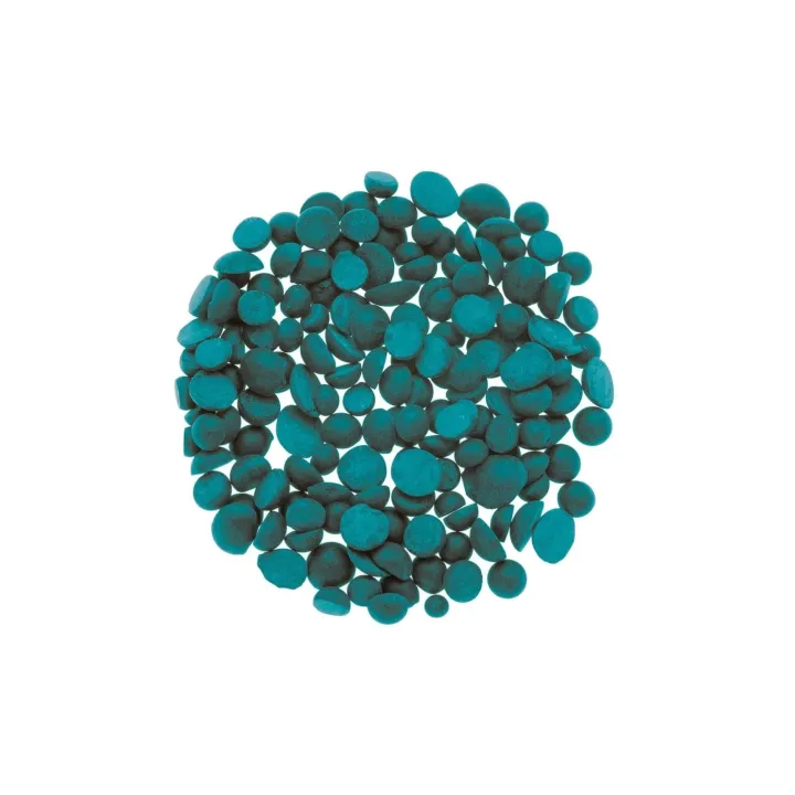 Glorex Couleurs de cire sous forme de pastilles 5g, Turquoise