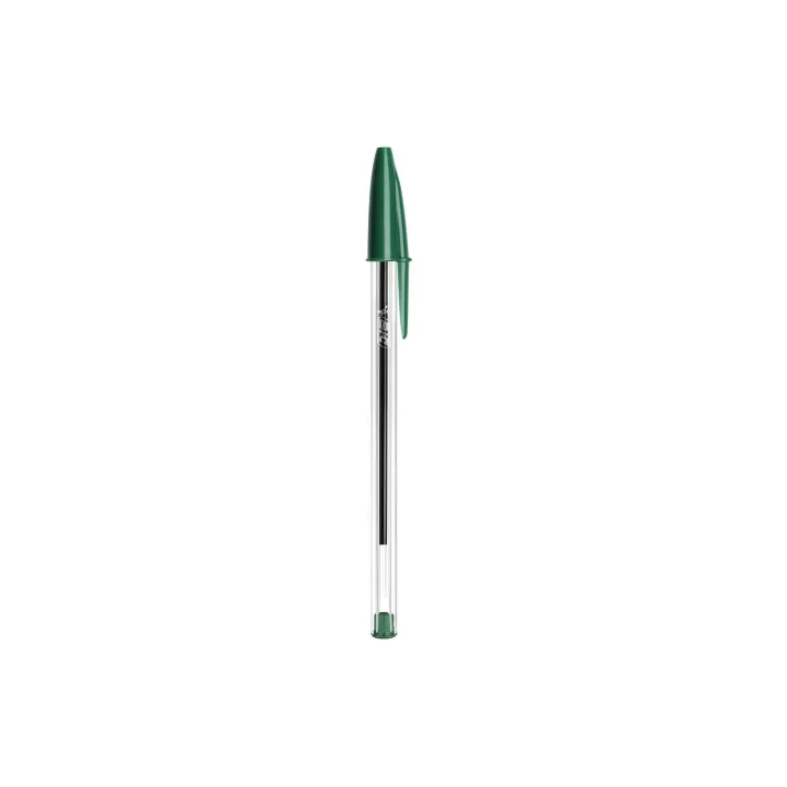 BIC Stylo bille Cristal Original 0.32 mm Vert, 50 pièces