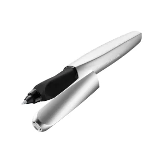 Pelikan Stylo à bille roulante Twist R457 argent, droite-gauche