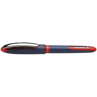 Schneider Stylo à bille roulante One Business 0.6 mm, Rouge