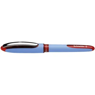 Schneider Stylo à bille roulante One Hybrid N 0.5 mm, Rouge, 1 pièce