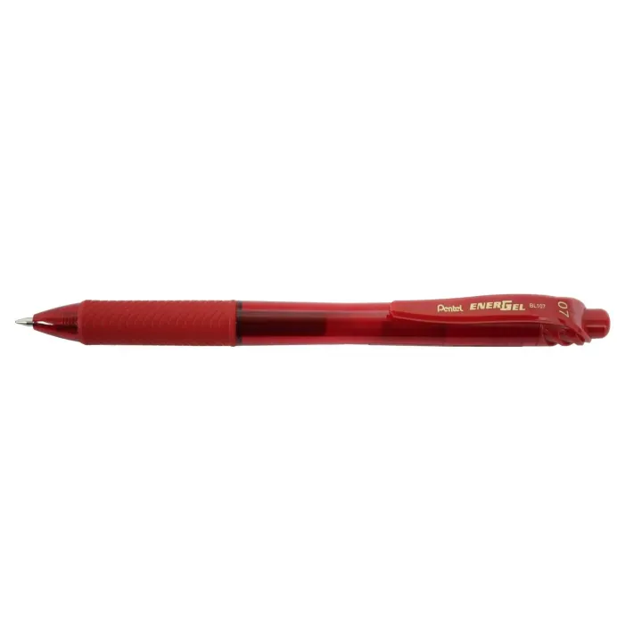 pentel Stylo à encre gel EnerGel 0.7 mm, rouge, 1 pièces