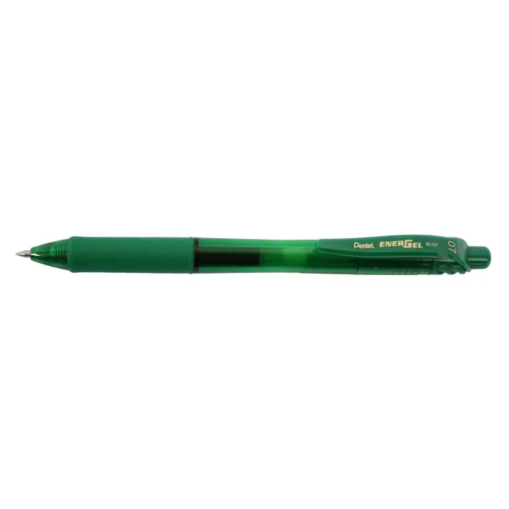 pentel Stylo à encre gel EnerGel 0.7 mm, vert, 1 pièces