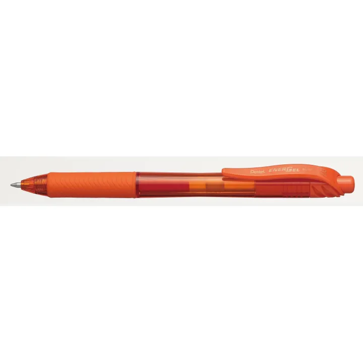 pentel Stylo à encre gel EnerGel 0.7 mm, orange, 1 pièces