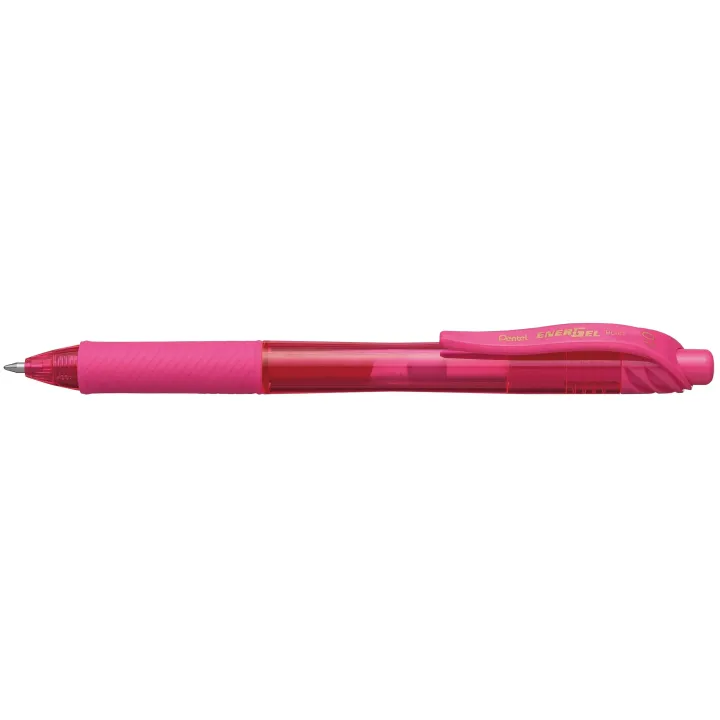 pentel Stylo à encre gel EnerGel 0.7 mm, Rose, 1 pièces