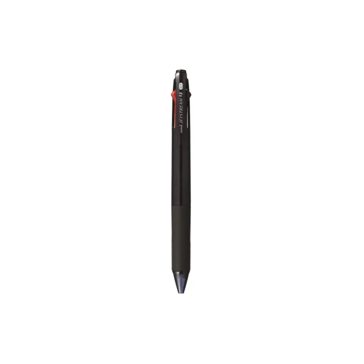 Uni Stylo à bille multicolore Jetstream 4 couleurs 0.7 mm, Noir