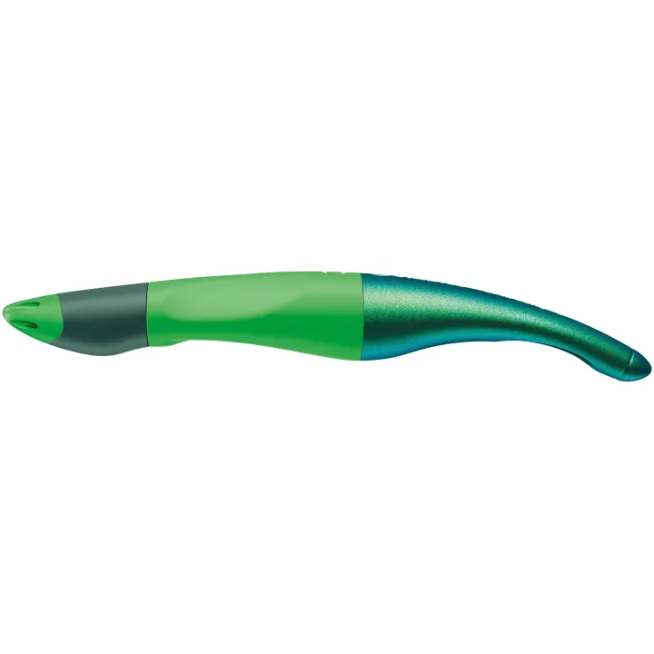 STABILO Stylo à bille roulante Easy Original Holograph 0.5 mm, Droite, Vert