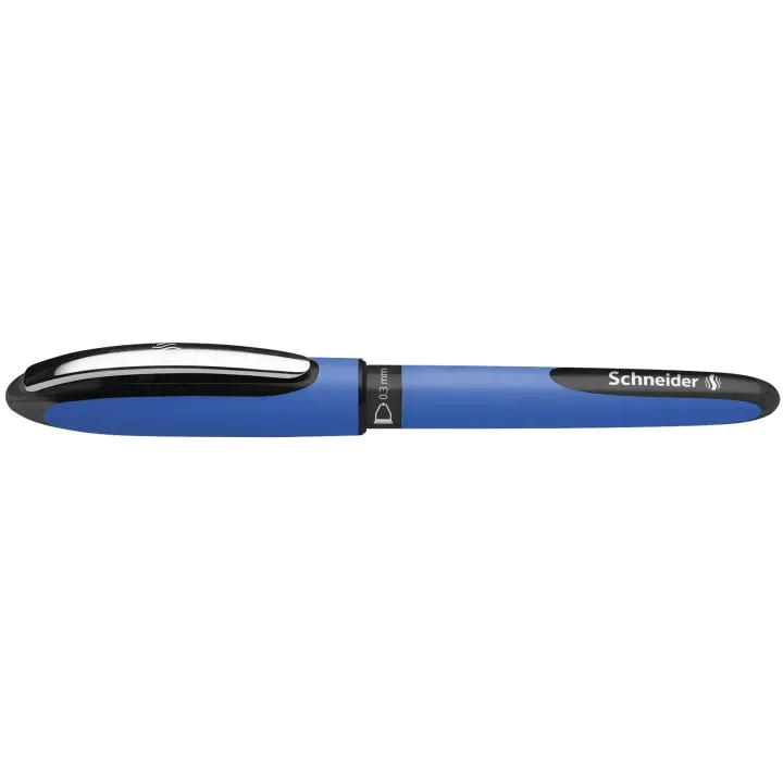 Schneider Stylo à bille roulante One Hybrid N 0.3 mm, Noir, 1 pièces