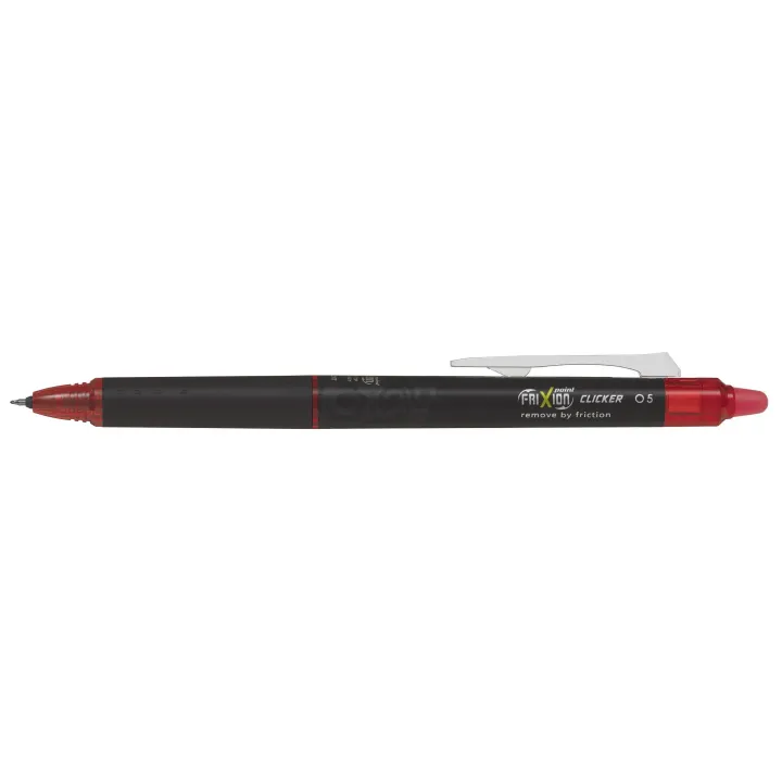 Pilot Stylo à bille roulante FriXion ball Clicker 0.25 mm, rouge