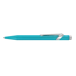 Caran dAche Stylo bille 849 Colormat-x Turquoise moyen (M), Turquoise