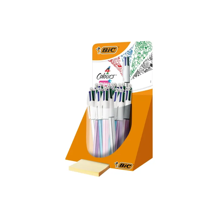 BIC Stylo bille 4-Colours Shine 0,32 mm20 pièces