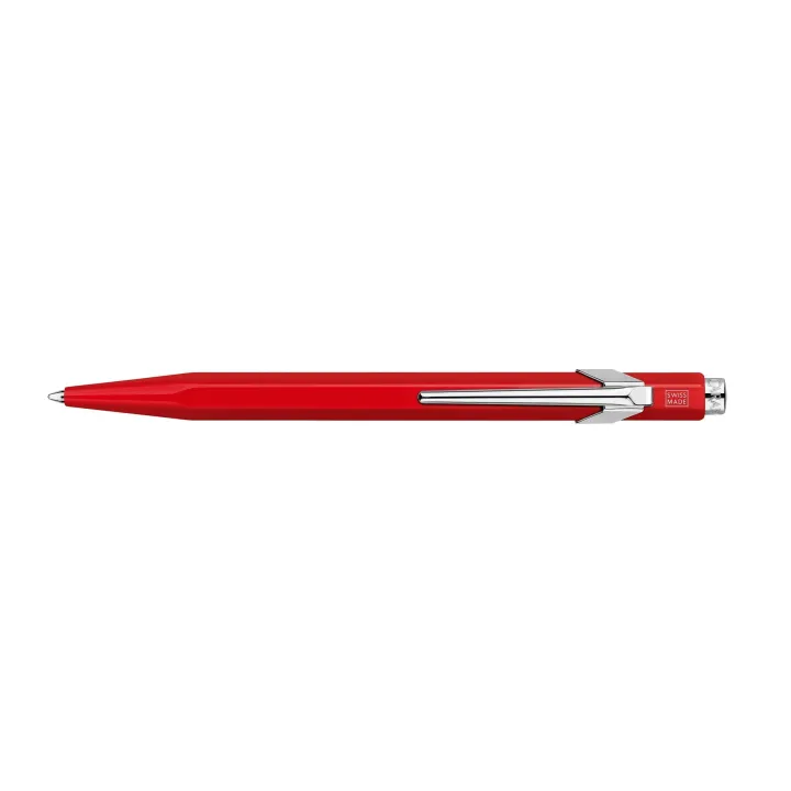 Caran dAche Stylo bille 849 Ligne classique moyen (M), Rouge vif