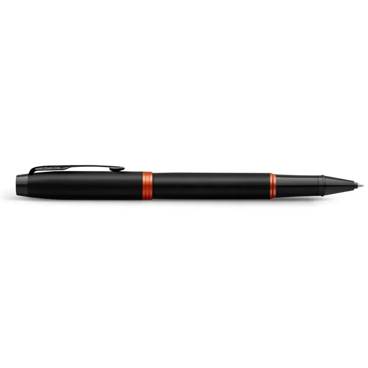 Parker Stylo à bille roulante IM Vibrant fin (F), Orange-Noir