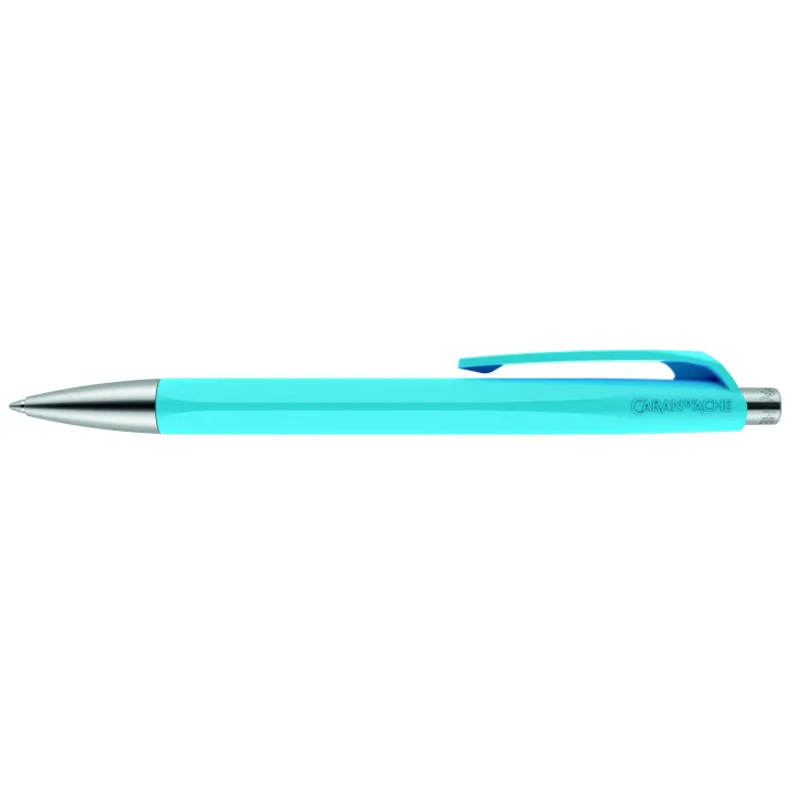 Caran dAche Stylo bille Infinite 888 Bleu turquoise