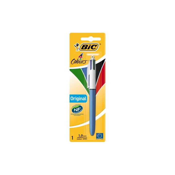 BIC Stylo à bille multicolore 4 Colours Original 0.32 mm, 1 pièce