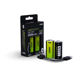 Verico Batterie 2x C 1.5 3700 mAh