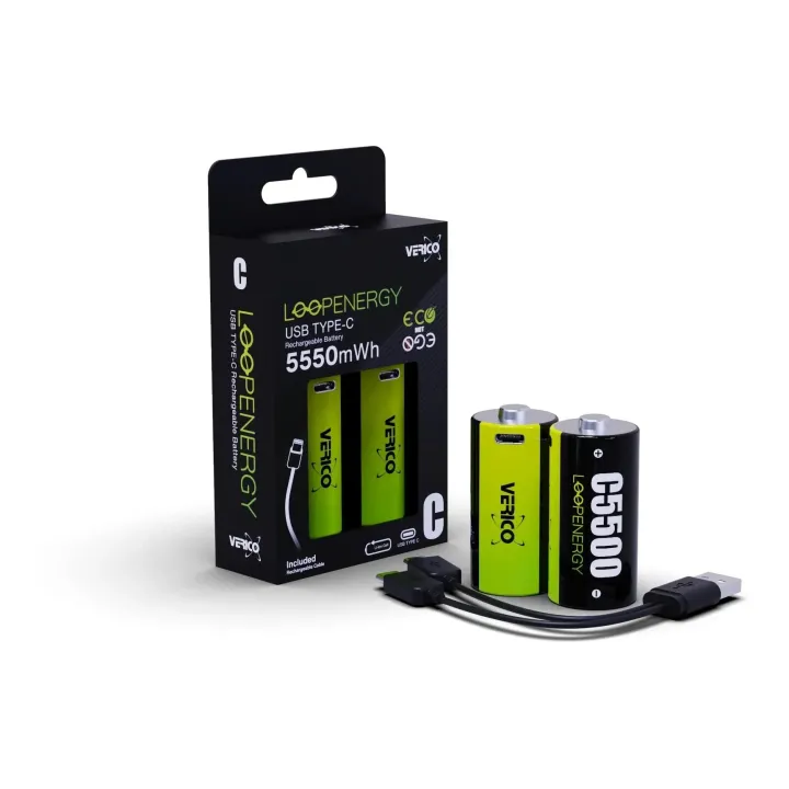 Verico Batterie 2x C 1.5 3700 mAh