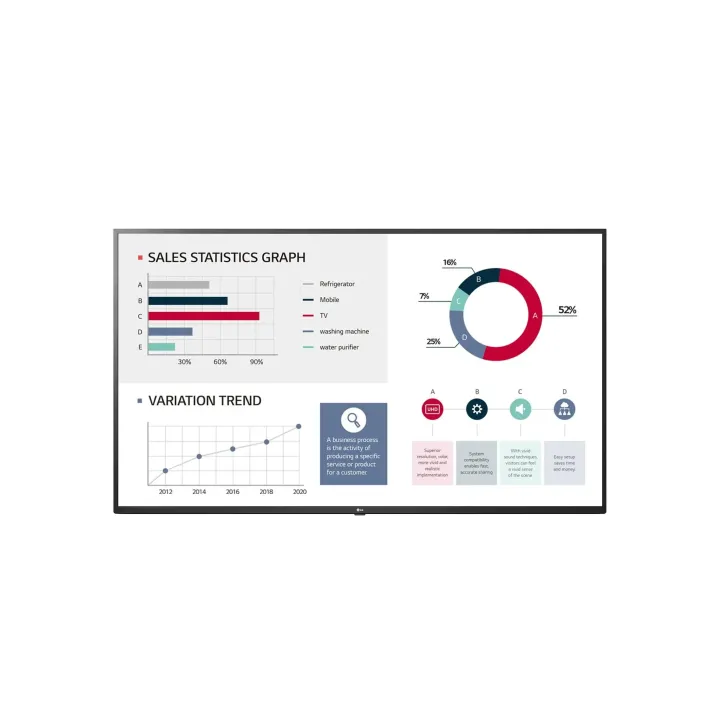 LG Ecran Public 65UL3G-B 65