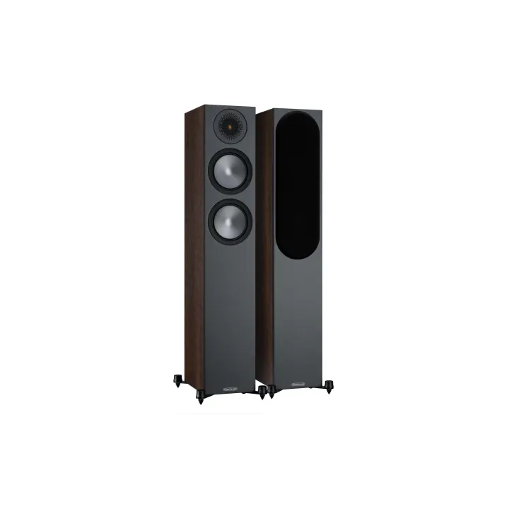 Monitor Audio Paire d’enceintes de sol Bronze 200 noisette noire