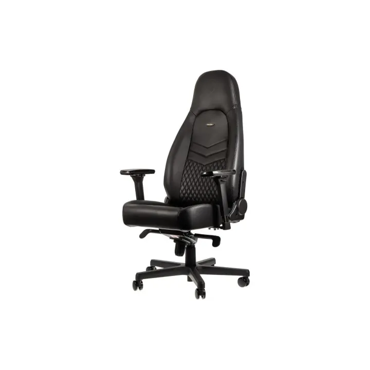 noblechairs Chaise de gaming ICON Cuir véritable Noir