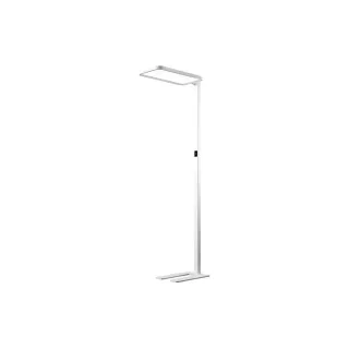 Hansa Lampe sur pied de bureau LED Saphir 80 W, 4000 Kelvin, blanc